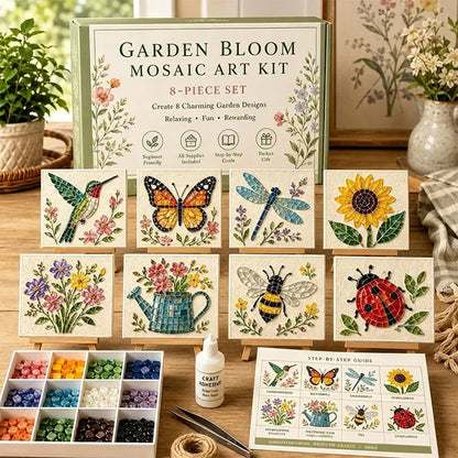 🔥 Last Day 49% OFF - 🌿 Watering Can Mosaic Art Kit | Beginner-Friendly Floral DIY Craft with Vibrant Mosaic Beads & Sturdy Display Base ✨