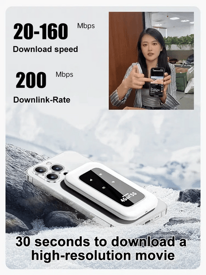 📶⚡Pocket WiFi 6 — Instant Internet Anywhere, No Setup Required, Works in 150+ Countries, No Monthly Device Fee