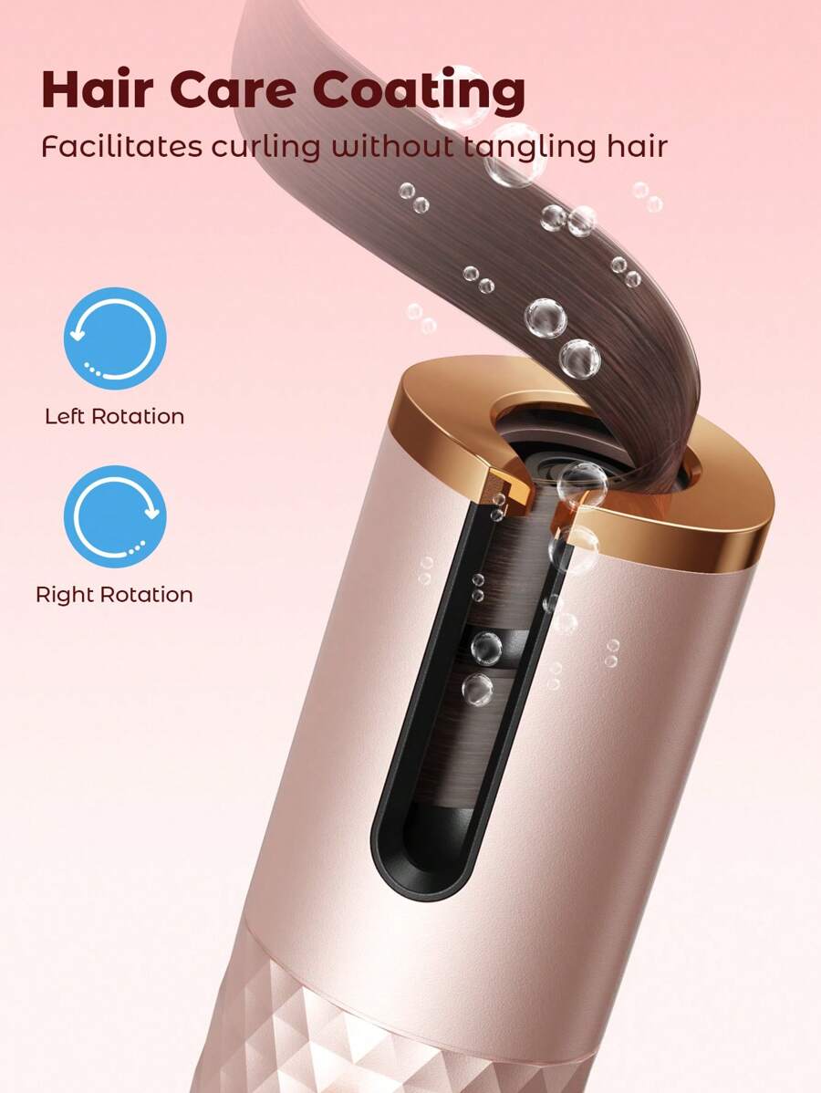 Cordless Automatic Hair Curler for Effortless Styling