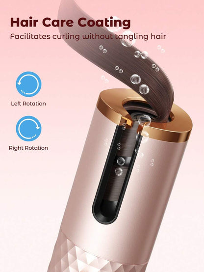 Cordless Automatic Hair Curler for Effortless Styling
