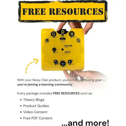 🔥Last Day 54% OFF 🎵Circle of Fifths Music Theory Wheel Set | Interactive Chord Reference Guide for Piano, Guitar & All Instruments🎹🎸💕