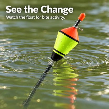 ⭐🎣 Spring-Loaded Fishing Float – Adjustable Sensitivity for More Responsive Fishing! 🐟🌊✨