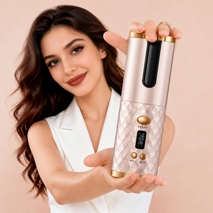 Cordless Automatic Hair Curler for Effortless Styling