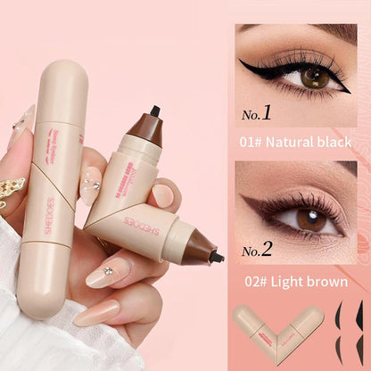 Rotating Dual-Wing Eyeliner with 2x Formula Capacity
