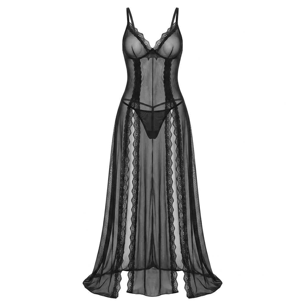 🌹✨ Sheer Floral Maxi Dress – Elegant, Flowy & Effortlessly Feminine 💃🌸
