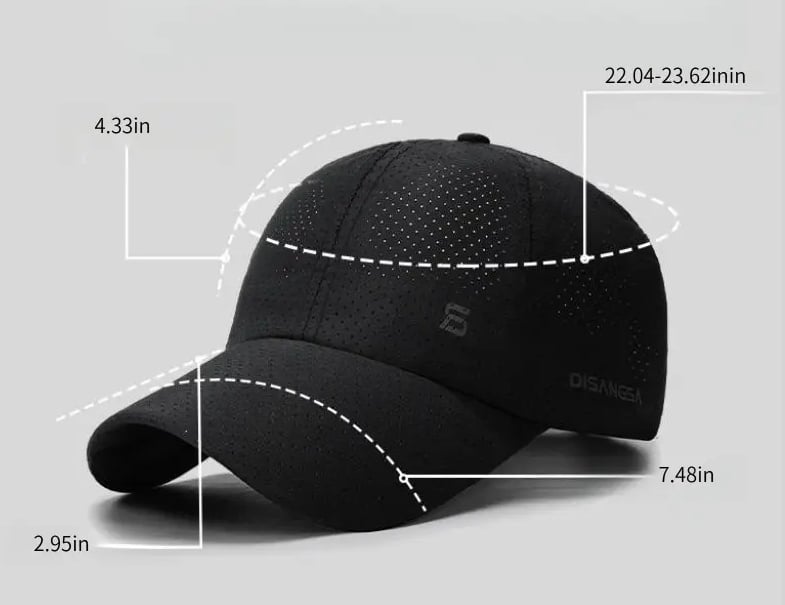 Quick-Dry Baseball Cap 🧢– ☀️UV Protection Baseball Cap | Breathable Adjustable Sun Hat🧢