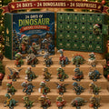 🦖24 Days of Dinosaur Christmas Advent Calendar – 24 Collectible Dino Figurines Holiday Surprises