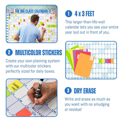 🔥 Back-to-School Sale — 49% OFF Today! 💥📅 The Big Class Calendar - Academic Year 2026-2027 🔥