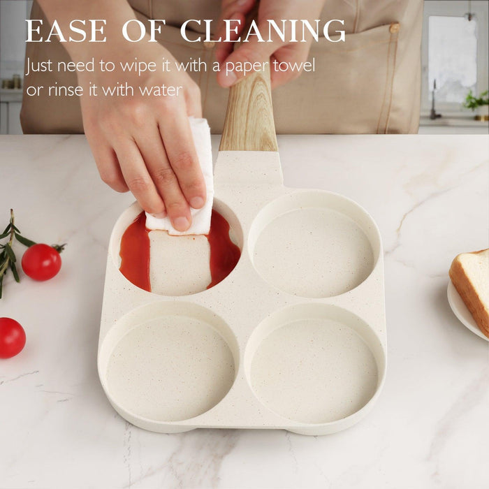 🍳 4-Cup Nonstick Egg Pan