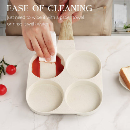 🍳 4-Cup Nonstick Egg Pan