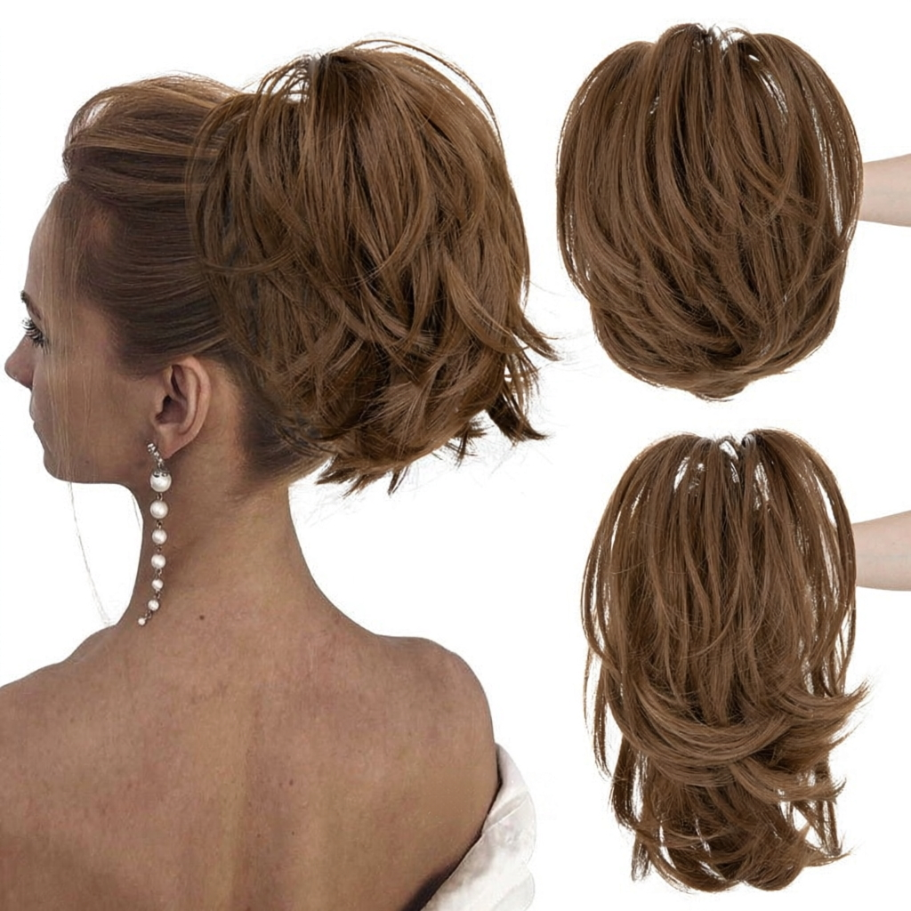 ⏰Last day Promotion 🔥-💕 Easy Claw Clip Ponytail Extension for Quick, Natural-Looking Volume & Style 🎀