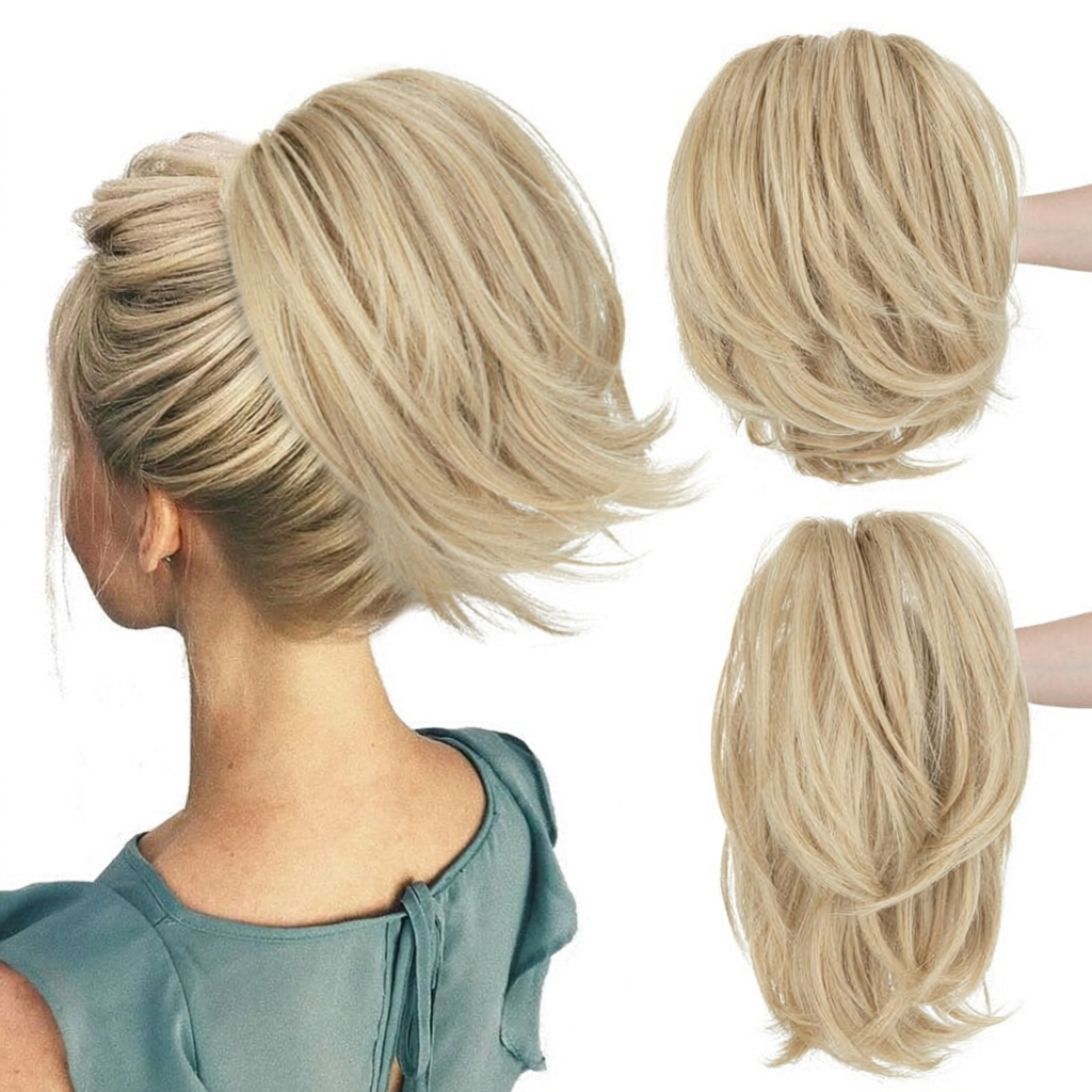 ⏰Last day Promotion 🔥-💕 Easy Claw Clip Ponytail Extension for Quick, Natural-Looking Volume & Style 🎀