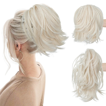 ⏰Last day Promotion 🔥-💕 Easy Claw Clip Ponytail Extension for Quick, Natural-Looking Volume & Style 🎀