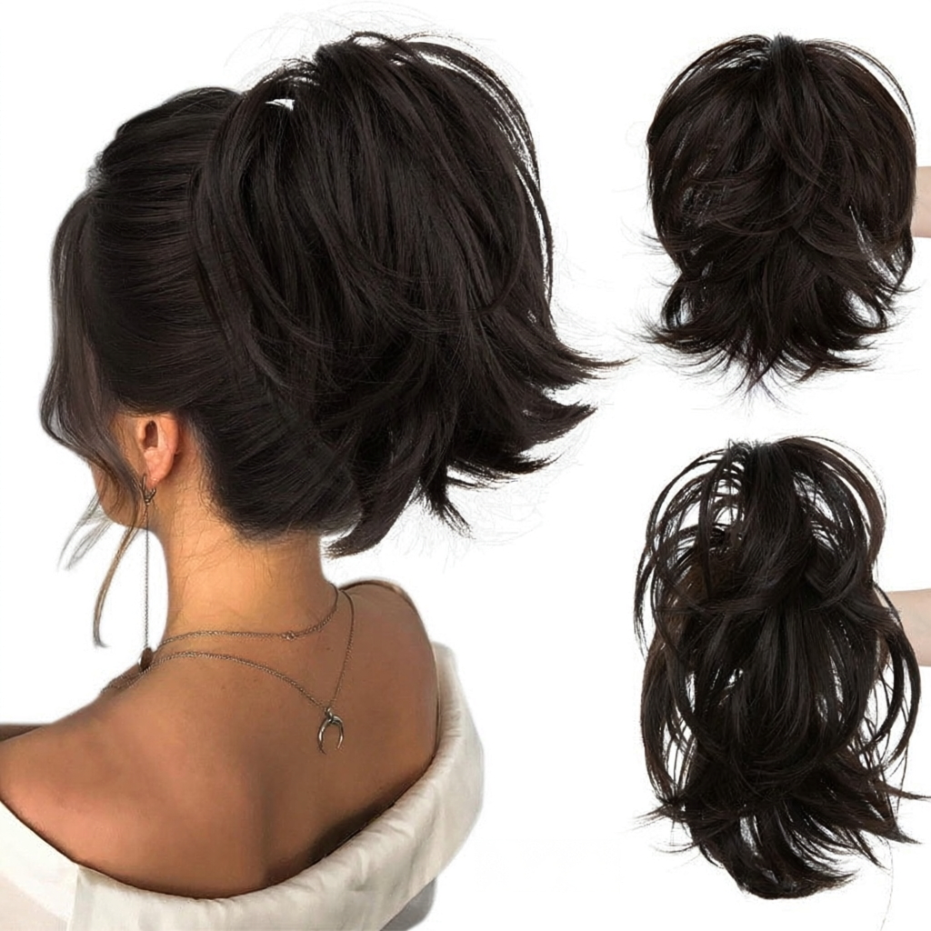 ⏰Last day Promotion 🔥-💕 Easy Claw Clip Ponytail Extension for Quick, Natural-Looking Volume & Style 🎀