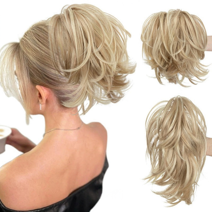 ⏰Last day Promotion 🔥-💕 Easy Claw Clip Ponytail Extension for Quick, Natural-Looking Volume & Style 🎀