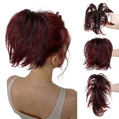 ⏰Last day Promotion 🔥-💕 Easy Claw Clip Ponytail Extension for Quick, Natural-Looking Volume & Style 🎀