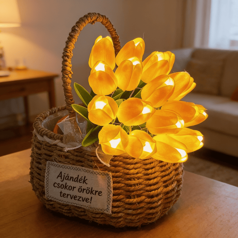 🔥LAST DAY 50% OFF🎁Romantic Tulip LED Flower Lamp