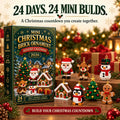 ⏳ Last day to save 50% – 🎄 Mini-Brick Christmas Ornament Advent Calendar | 24 unique festive buildable designs 🧱