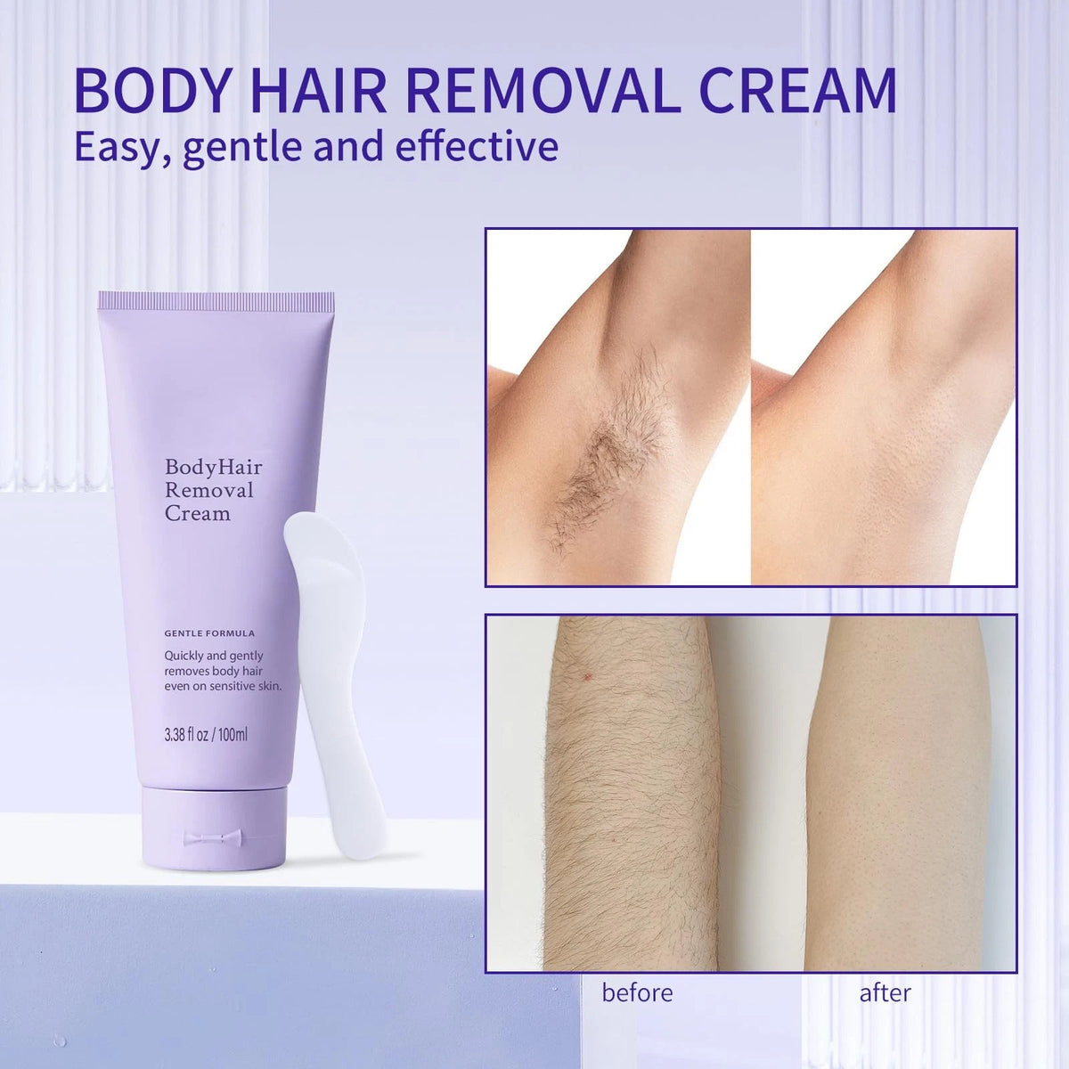 Sensitive Skin Body Hair Removal Cream