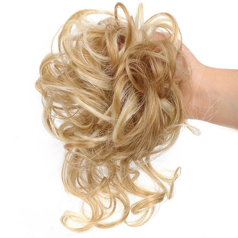 ⏰Last day Promotion ✨-🎀Effortless Messy Bun Scrunchie for Instant Volume & Curls 🎁