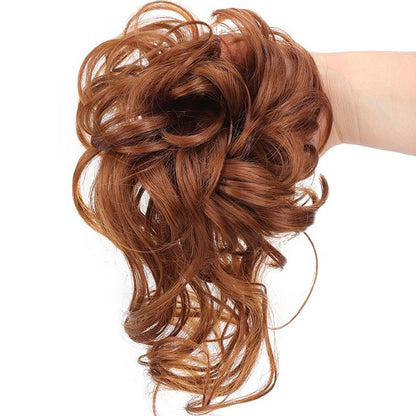 ⏰Last day Promotion ✨-🎀Effortless Messy Bun Scrunchie for Instant Volume & Curls 🎁