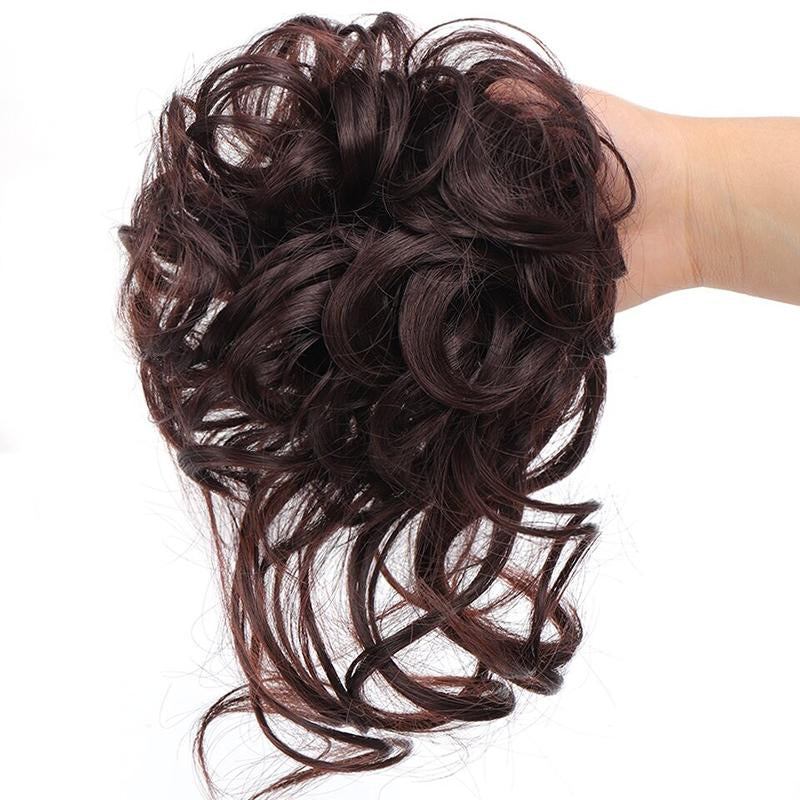 ⏰Last day Promotion ✨-🎀Effortless Messy Bun Scrunchie for Instant Volume & Curls 🎁