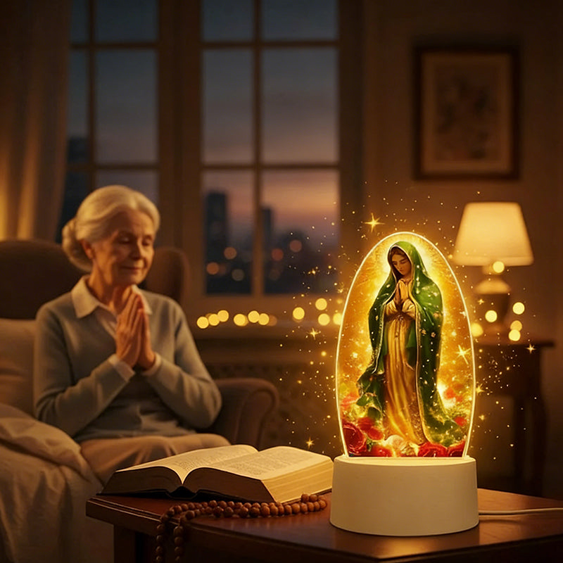 🎅Best Christmas Gift-Up to 63% OFF🙏Inspirational Acrylic Faith-Based LED Night Light
