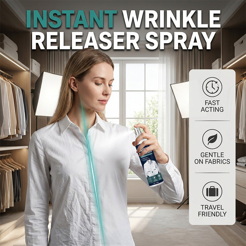 👔Last Day 49 % OFF✨ Instant wrinkle release – no iron, travel-ready, static-free & fresh 100ml