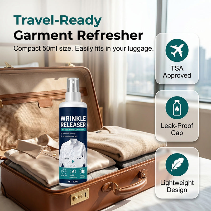 👔Last Day 49 % OFF✨ Instant wrinkle release – no iron, travel-ready, static-free & fresh 100ml
