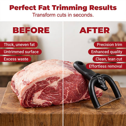 🔥 Last Day 50% OFF🥩✨ Manual Beef & Pork Fat Trimmer – Easy, Quick & Precise! 🔪🐷